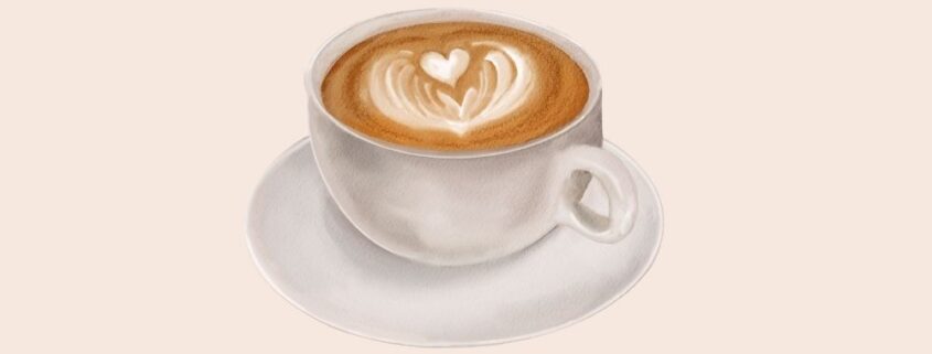 Kaffeetasse mit herz