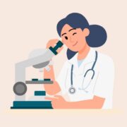 Labortechnik-Kinderwunsch Mitarbeiterin im Kinderwunschlabor